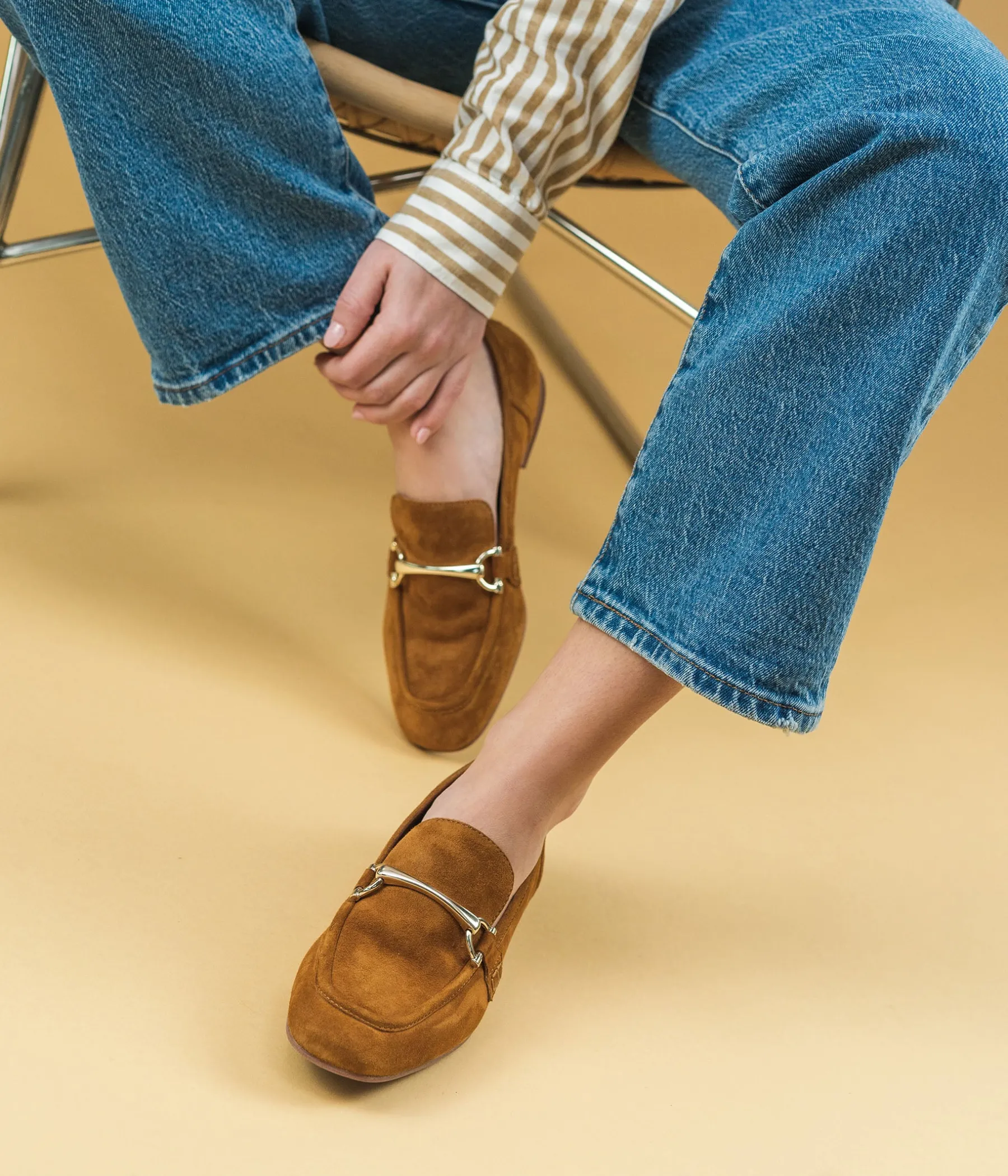 Femme Bocage Mocassins>MOCASSIN ANAMONE COGNAC