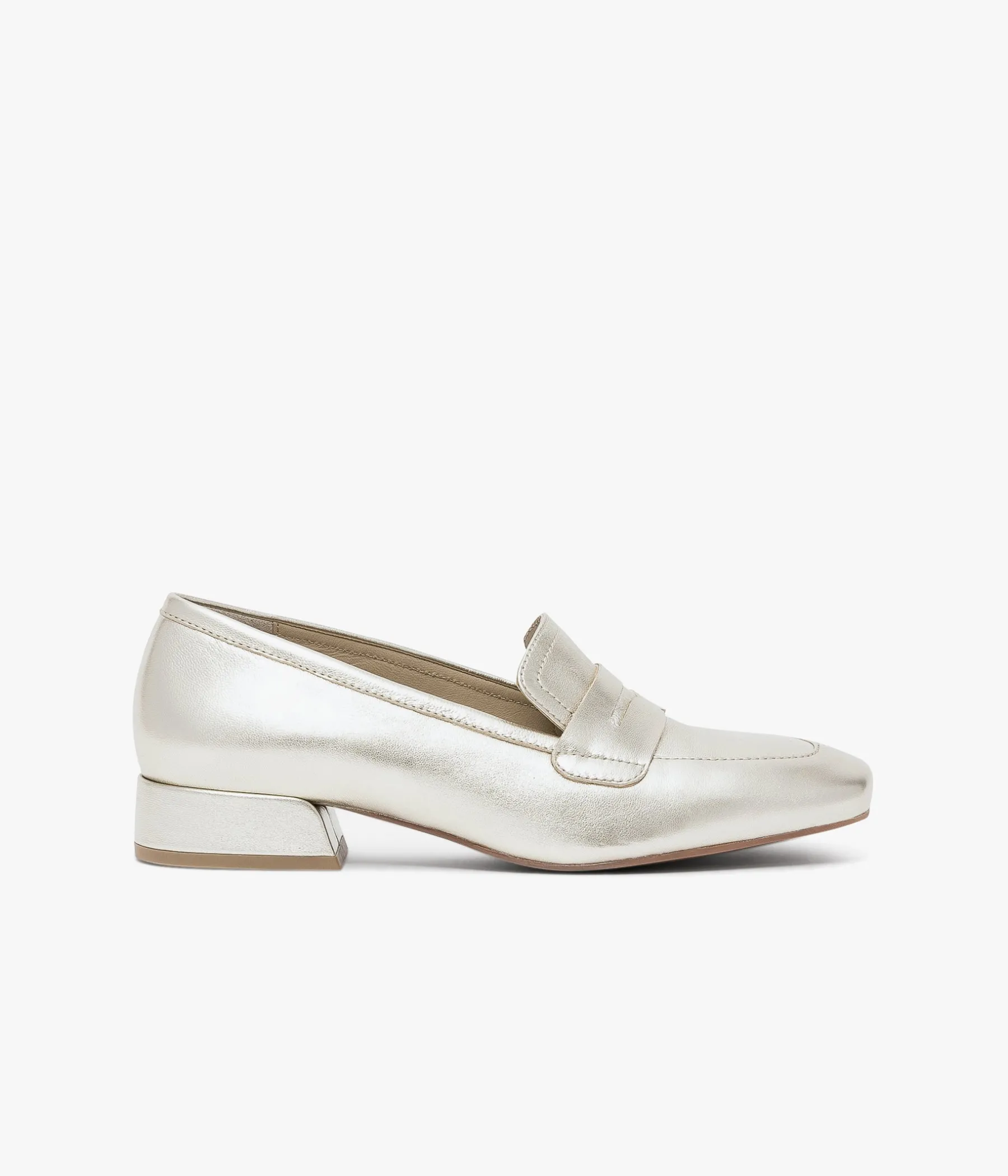 Femme Bocage Mocassins>MOCASSIN ANGIE PLATINE
