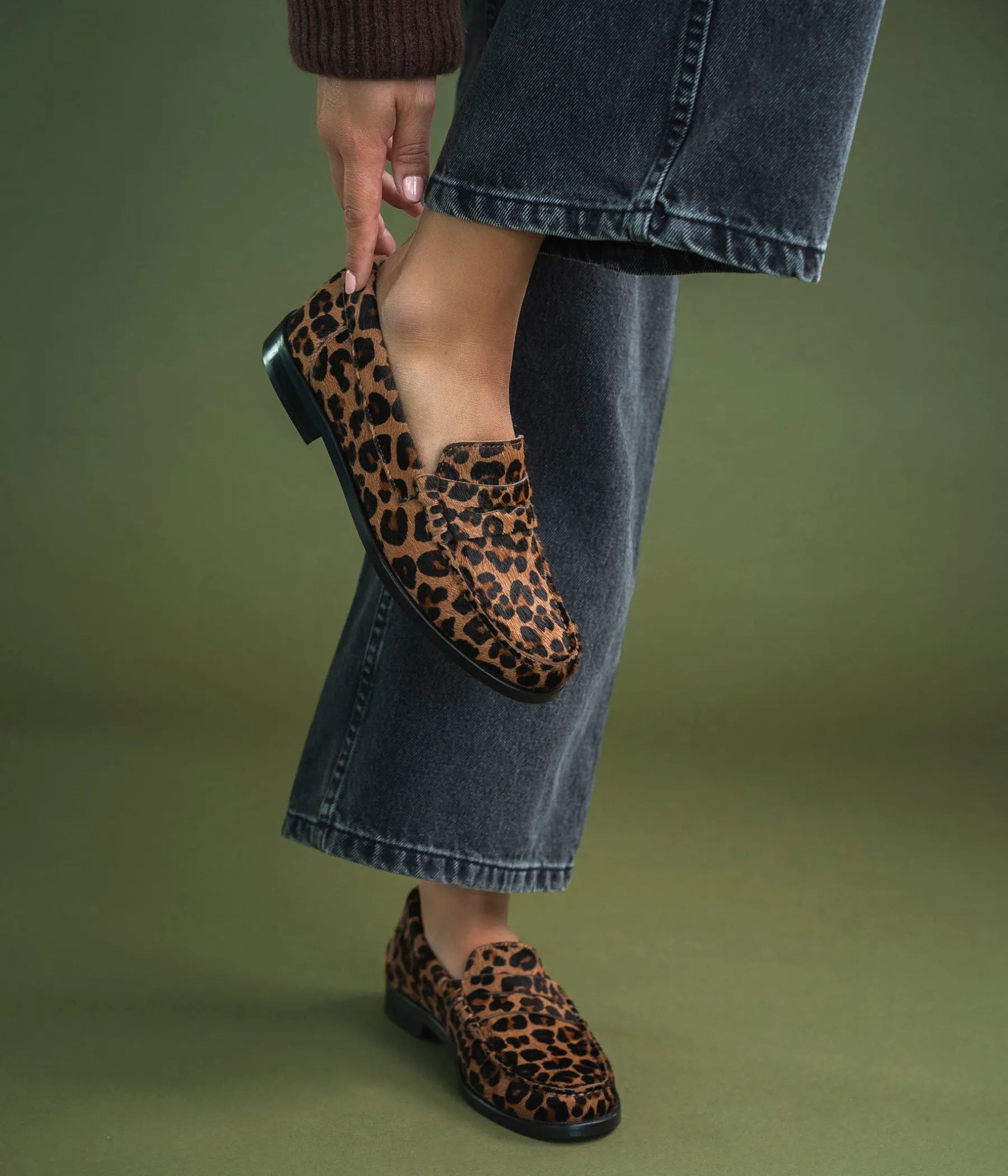 Femme Bocage Mocassins>MOCASSIN ASTRIDE LEOPARD