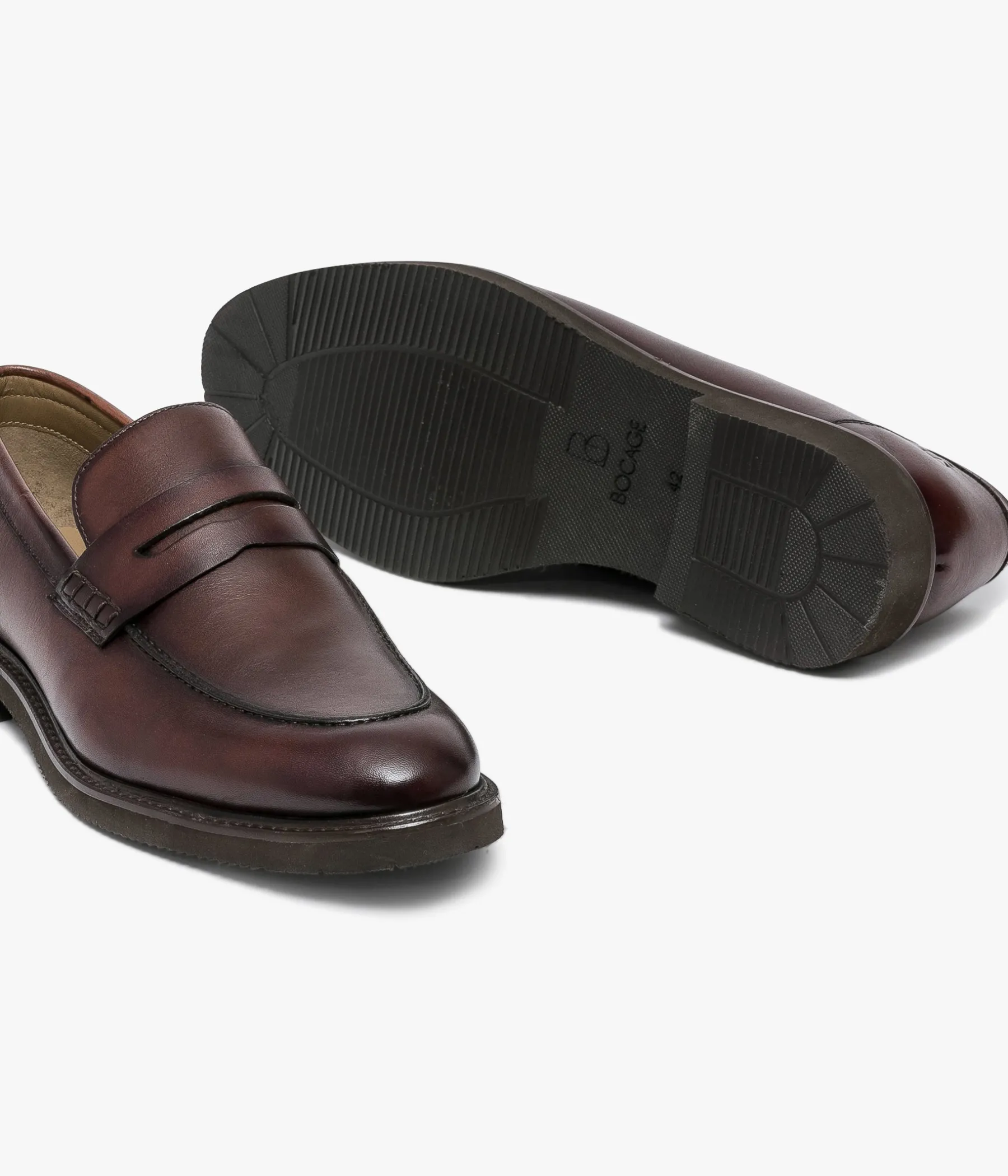 Homme Bocage Mocassins>MOCASSIN OLIVIER COGNAC