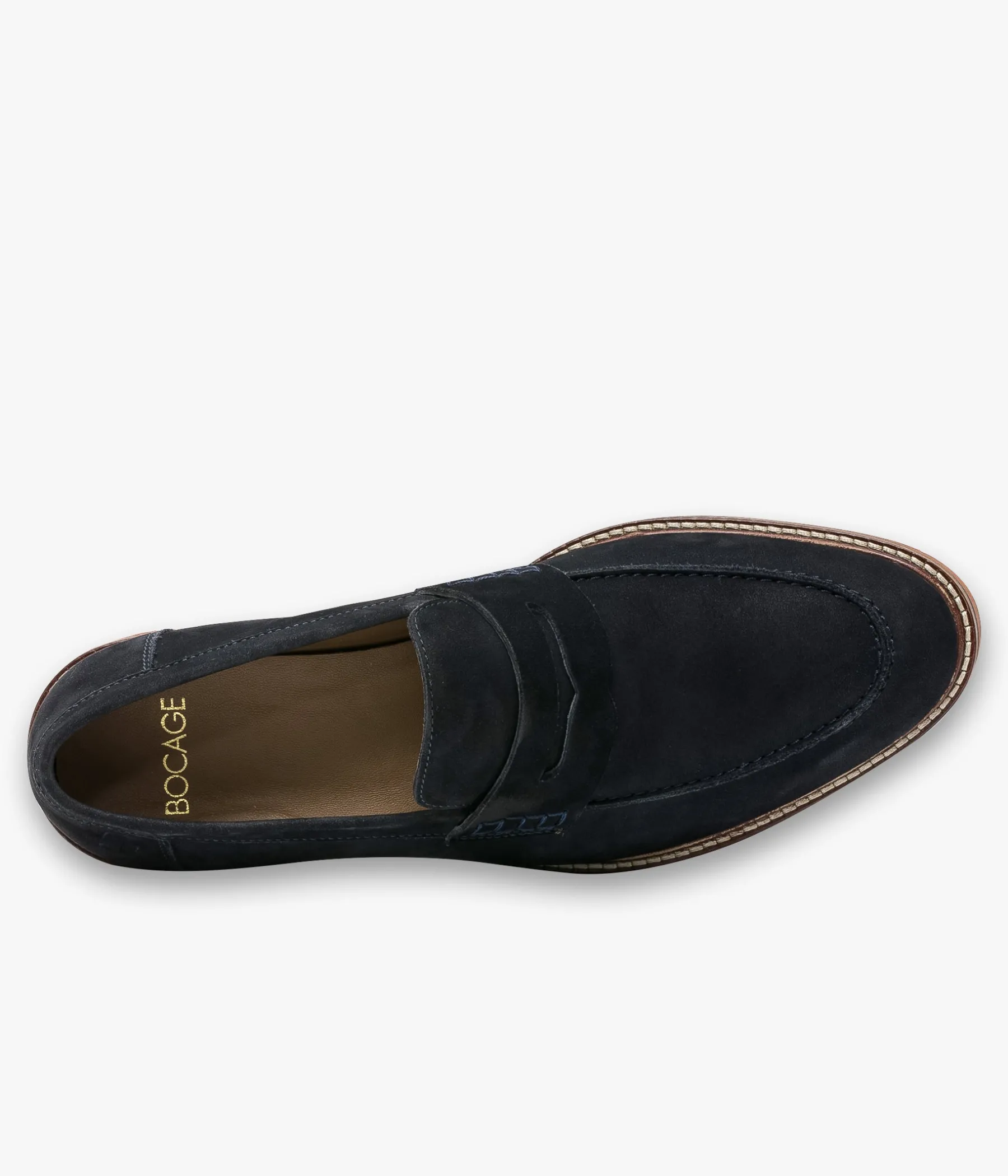 Homme Bocage Mocassins>MOCASSIN OLIVIER MARINE