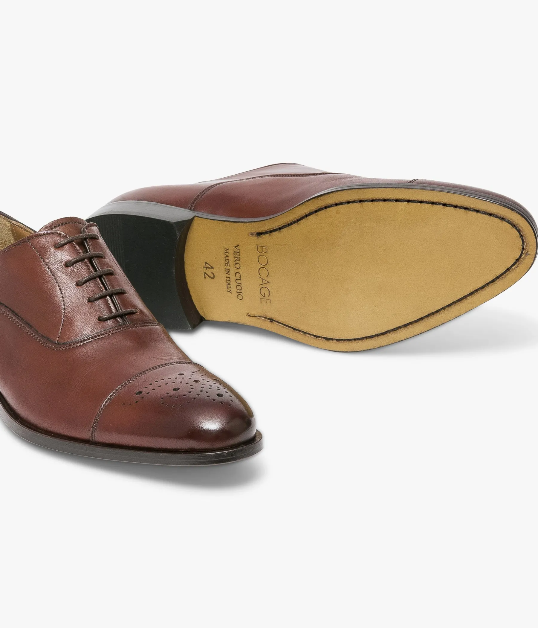 Homme Bocage Chaussures De Ville>RICHELIEU GATSBY COGNAC