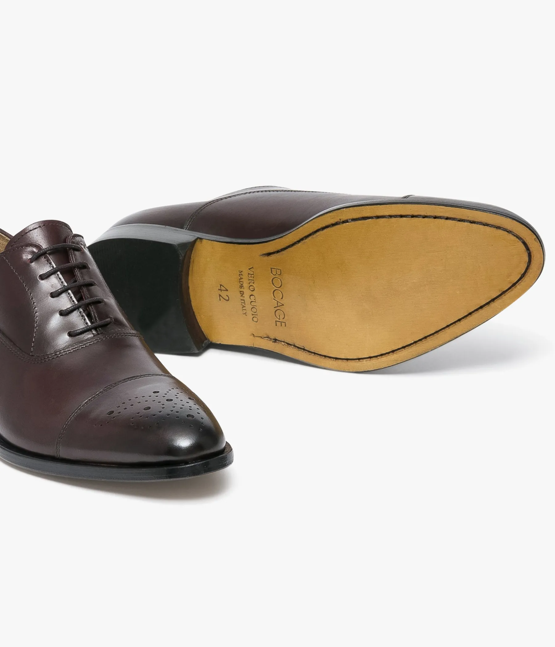 Homme Bocage Chaussures De Ville>RICHELIEU GATSBY LIE DE VIN