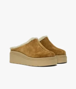 Femme Bocage Mocassins>SABOTS ANINA COGNAC