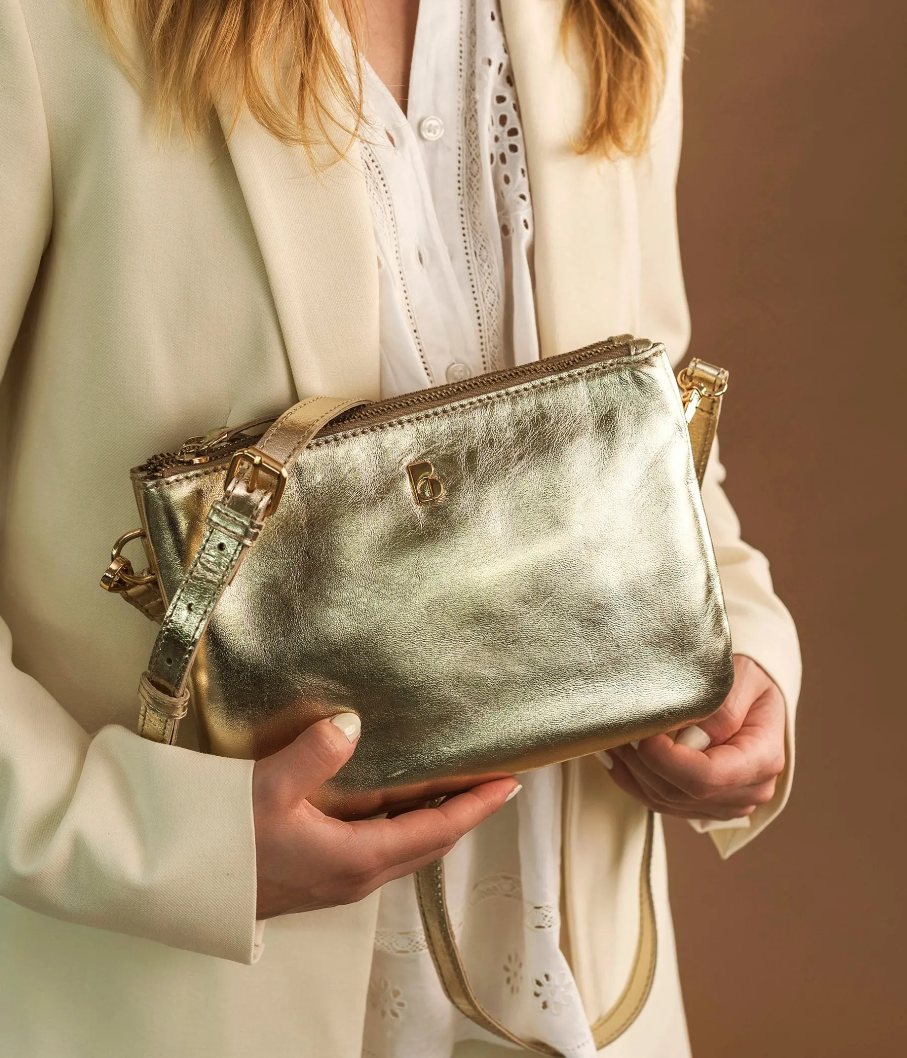 Femme Bocage Sacs Porté Épaule|Sacs À Bandoulière>SAC AMOUR PLATINE