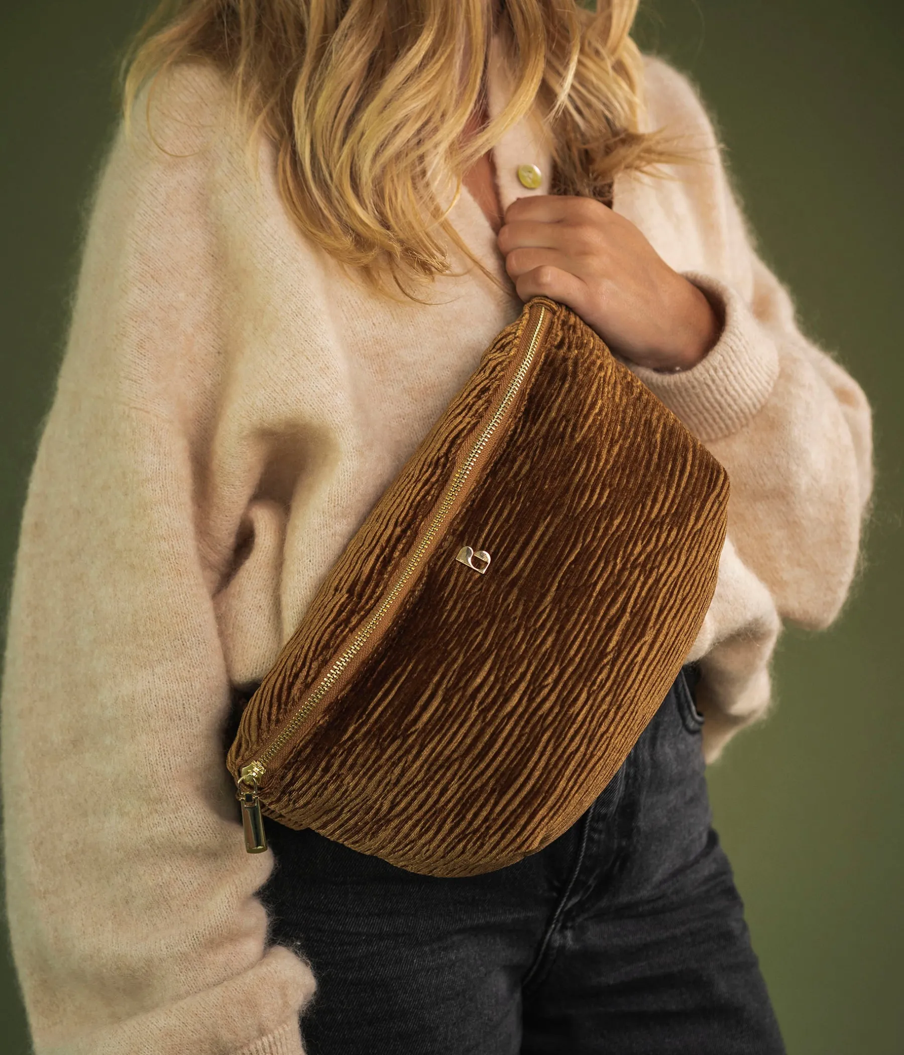 Femme Bocage Sacs Banane|Sacs À Bandoulière>SAC BANANE CARMEN CARAMEL