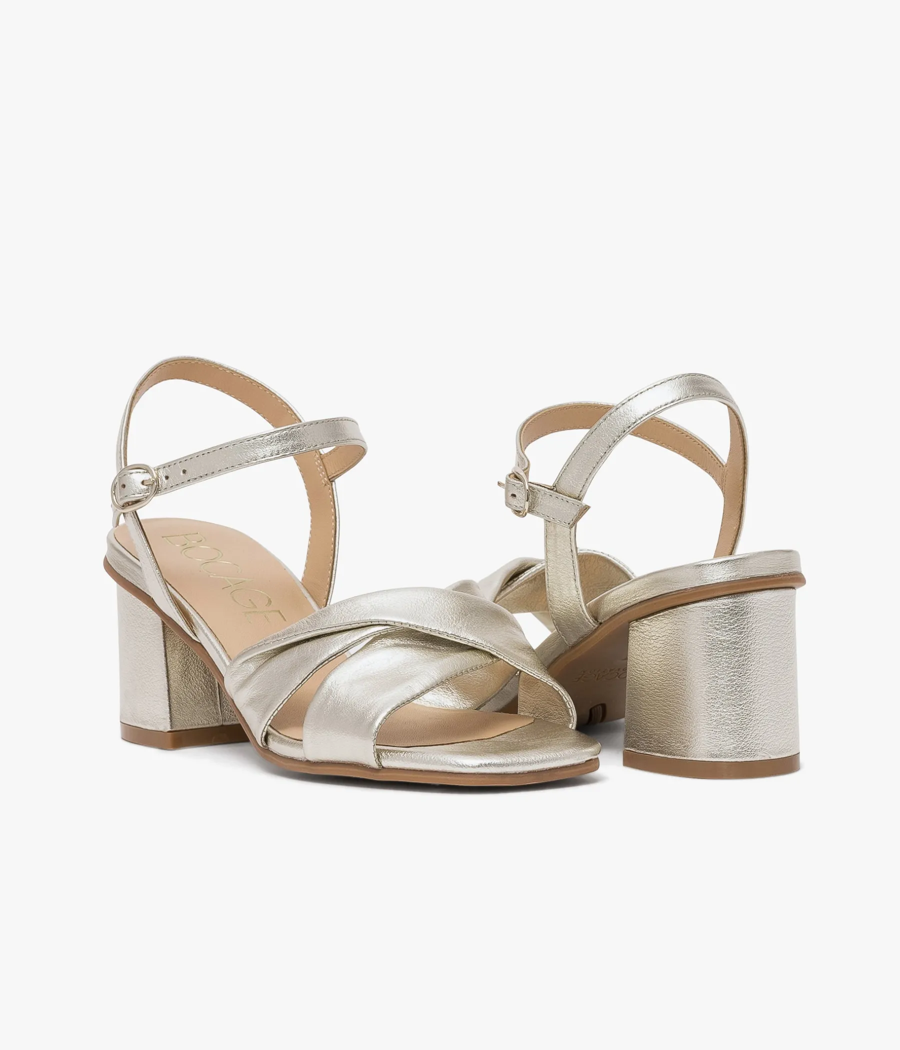 Femme Bocage Sandales>SANDALE HISTY PLATINE