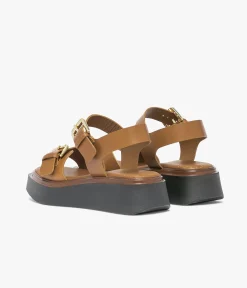 Femme Bocage Sandales>SANDALE JARKARTY COGNAC