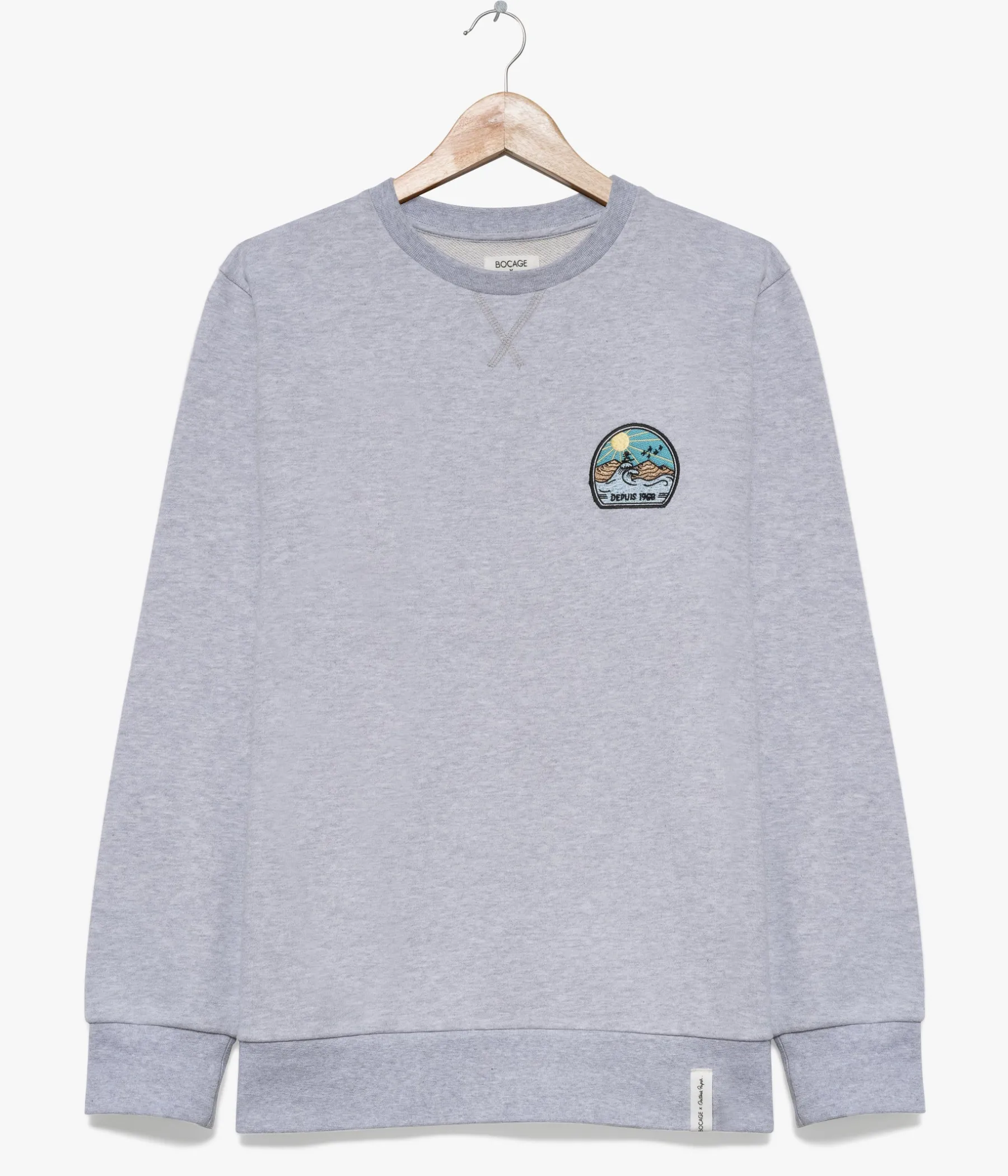 Homme Bocage Vêtements>SWEAT HATEJA GRIS