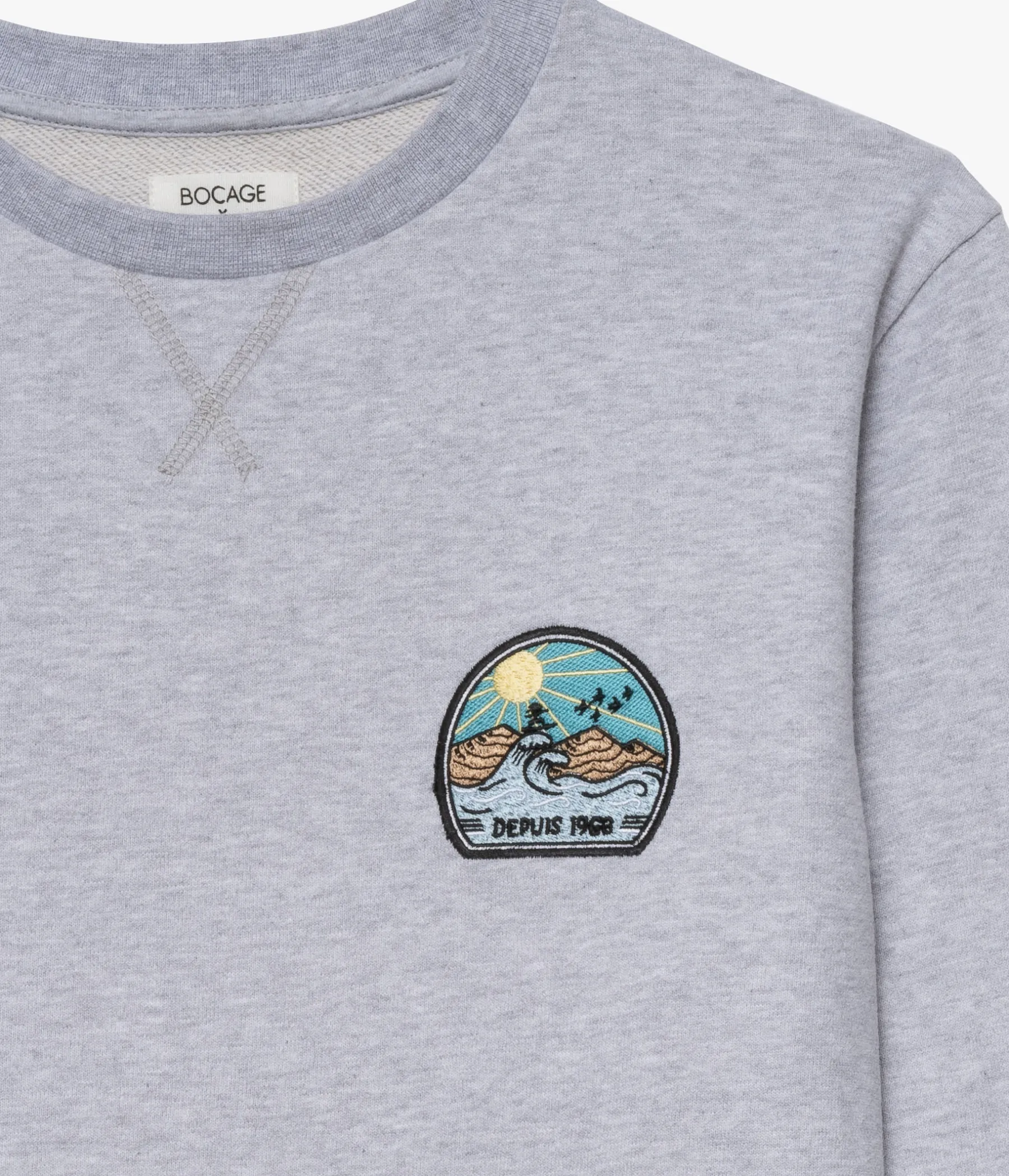 Homme Bocage Vêtements>SWEAT HATEJA GRIS