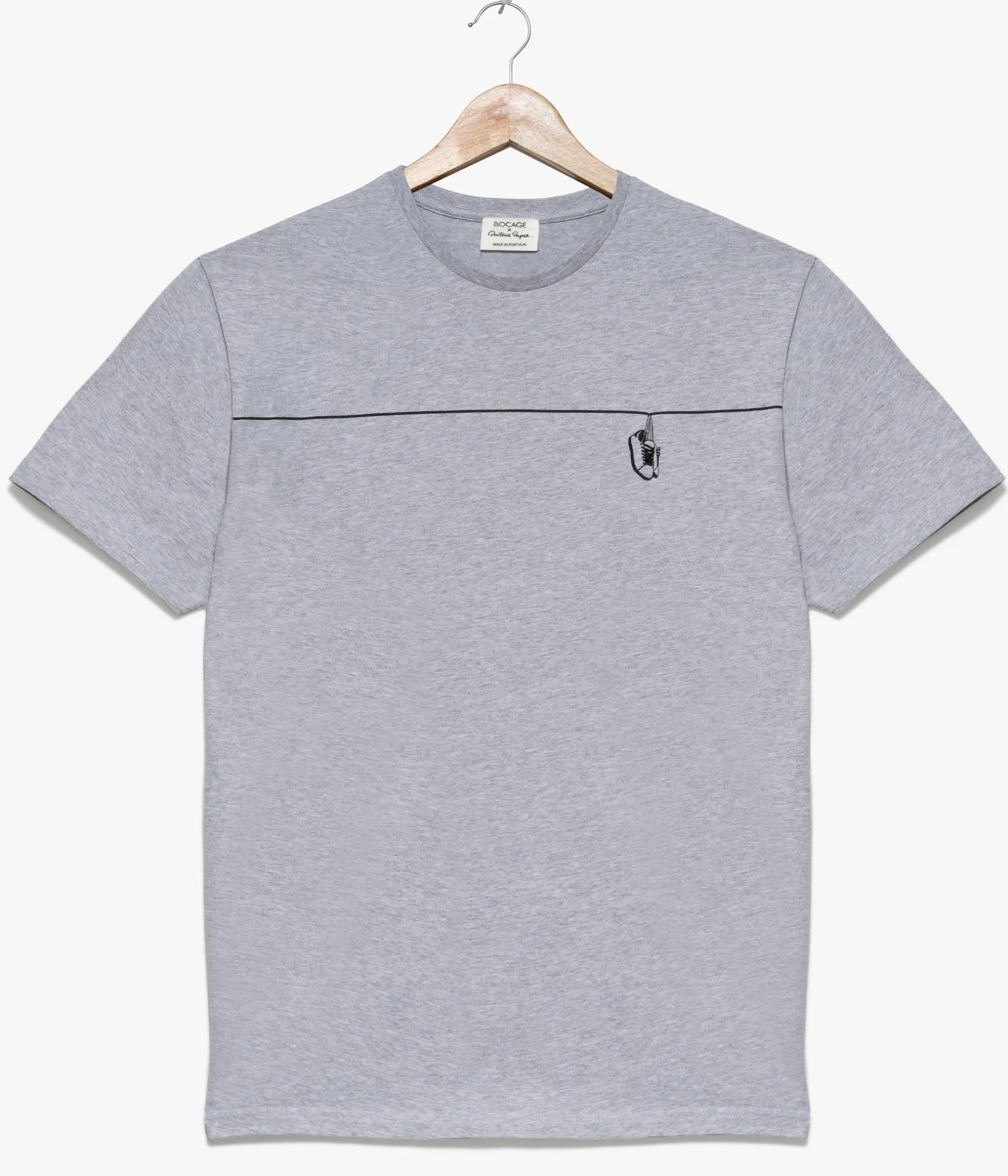 Homme Bocage Vêtements>TEE-SHIRT HOJE GRIS