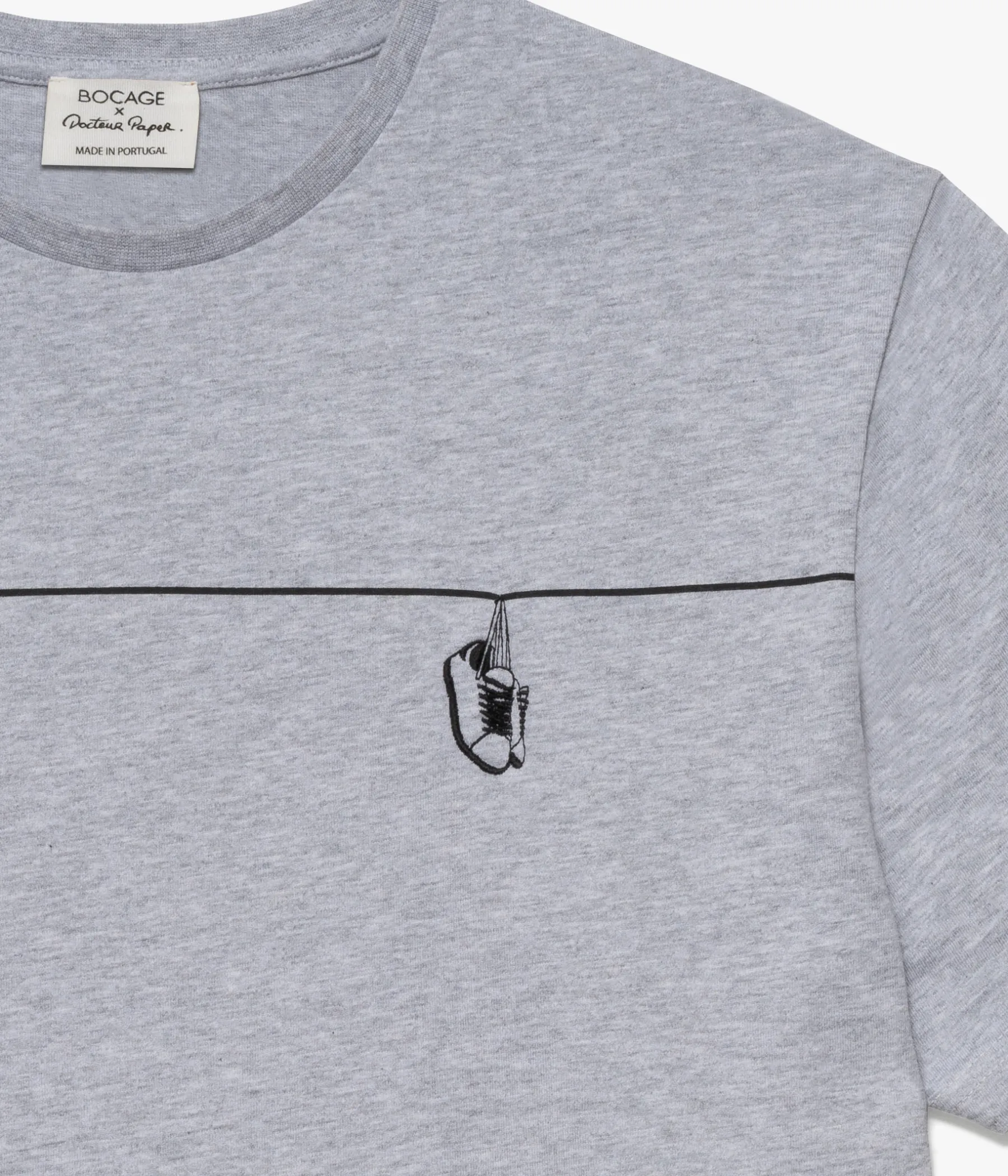 Homme Bocage Vêtements>TEE-SHIRT HOJE GRIS