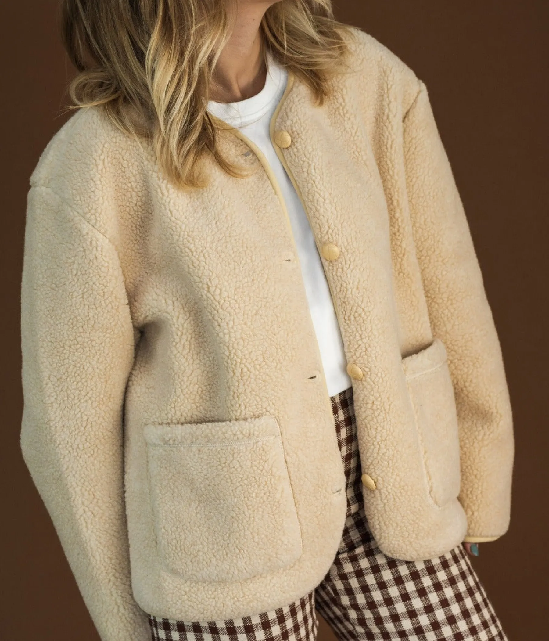 Femme Bocage Vêtements>VESTE HELMA ECRU